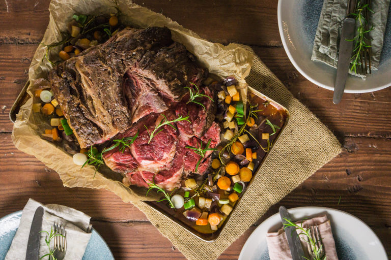 Prime Rib Roast aus dem Bräter oder Dutch Oven OnkelKethe.de