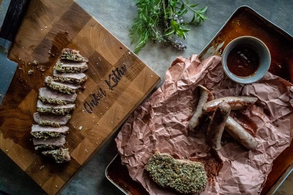 Angrillen mit Fleisch vom Kalb Titelbild